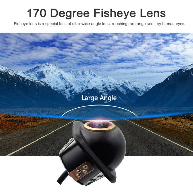 AHD1080P Car Universal HD Night Vision Rear View Reversing Three-Control Fisheye Camera, AHD720P Panoramic, AHD720P Plug-in, AHD720P Straw Hat, AHD1080P Panoramic Gold Edge Interpolation, AHD1080P Plug-in Gold Edge Interpolation