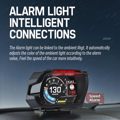 HUD Head-up Display OBD LCD Mileage Speedometer