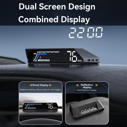 Head-up Display OBD Multi-function Vehicle Instrument Oil Temperature Gearbox Monitoring Screen