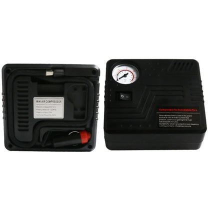 Car Tire Air Pump 12V Metal Electric Tire Pressure Gauge