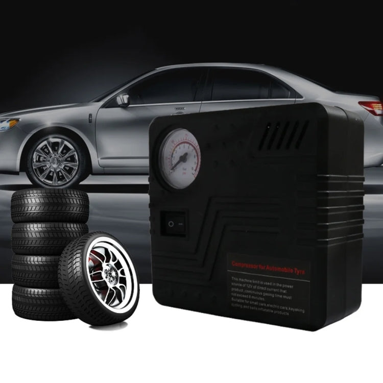 Car Tire Air Pump 12V Metal Electric Tire Pressure Gauge