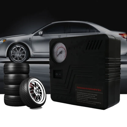 Car Tire Air Pump 12V Metal Electric Tire Pressure Gauge