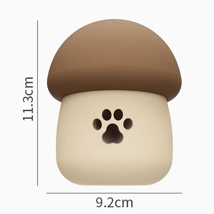Pet Toys Food Drainer Dog Educational Slow Food Toys, Mushroom