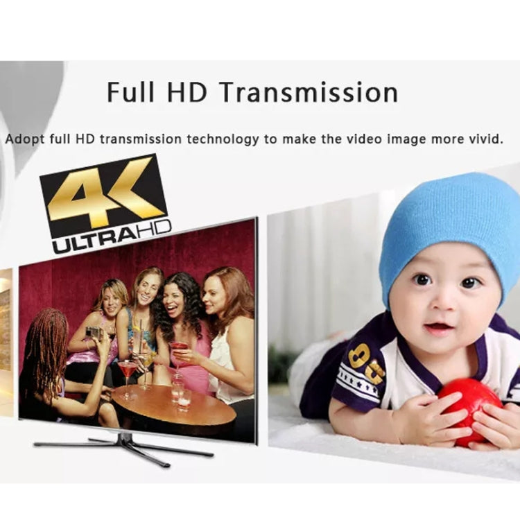 HDMI To RJ45 Single Ethernet Cable 100m Extender 4K HD Cable Signal Amplifier, US Plug, UK Plug, EU Plug