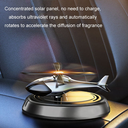 Car-Mounted Solar Rotating Airplane Aromatherapy Ornaments