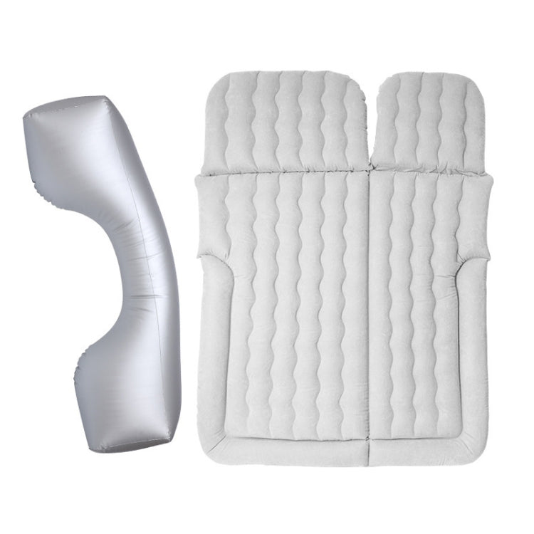 Inflatable Mattress For Car Travel SUV Rear Seat/Trunk, Black, Beige, Gray, Black Dual-purpose Long Pier, Beige Dual-purpose Long Pier, Gray Dual-purpose Long Pier, Black Dual-purpose Square Pier, Beige Dual-purpose Square Pier