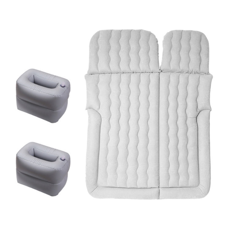 Inflatable Mattress For Car Travel SUV Rear Seat/Trunk, Black, Beige, Gray, Black Dual-purpose Long Pier, Beige Dual-purpose Long Pier, Gray Dual-purpose Long Pier, Black Dual-purpose Square Pier, Beige Dual-purpose Square Pier