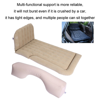 Inflatable Mattress For Car Travel SUV Rear Seat/Trunk, Black, Beige, Gray, Black Dual-purpose Long Pier, Beige Dual-purpose Long Pier, Gray Dual-purpose Long Pier, Black Dual-purpose Square Pier, Beige Dual-purpose Square Pier
