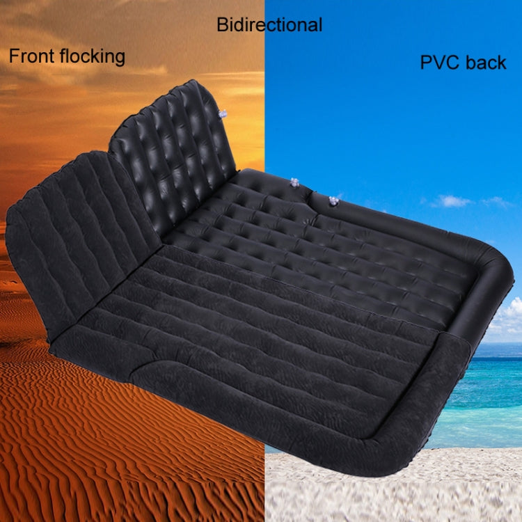 Inflatable Mattress For Car Travel SUV Rear Seat/Trunk, Black, Beige, Gray, Black Dual-purpose Long Pier, Beige Dual-purpose Long Pier, Gray Dual-purpose Long Pier, Black Dual-purpose Square Pier, Beige Dual-purpose Square Pier
