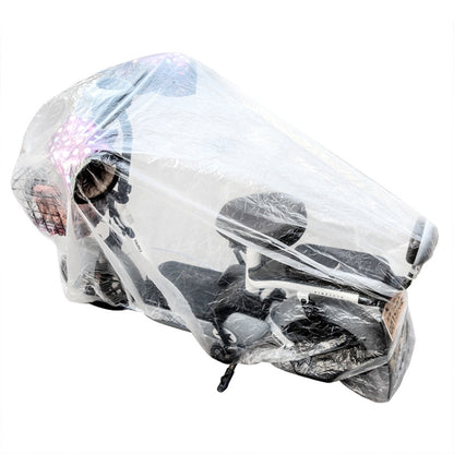 Disposable Transparent PE Film Rainproof Dustproof Motorcycle Scooter Cover, 200x120cm, 230x120cm, 260x120cm