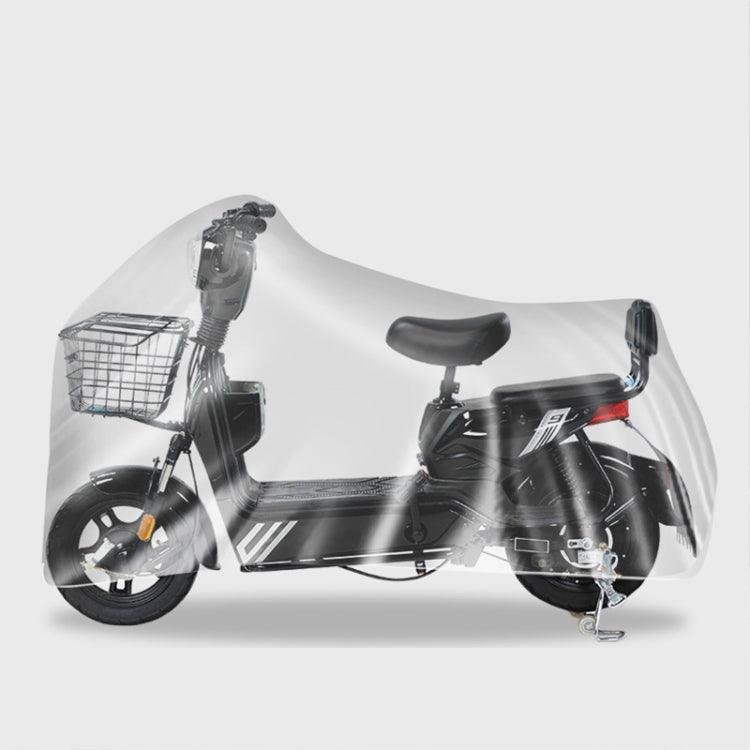 Disposable Transparent PE Film Rainproof Dustproof Motorcycle Scooter Cover, 200x120cm, 230x120cm, 260x120cm