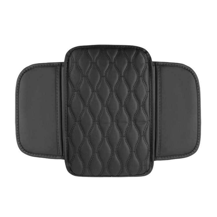Car Armrest Box Leather Storage Heightening Pad