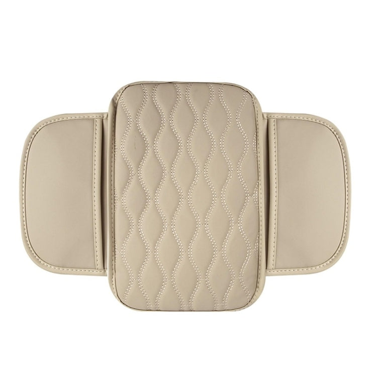 Car Armrest Box Leather Storage Heightening Pad