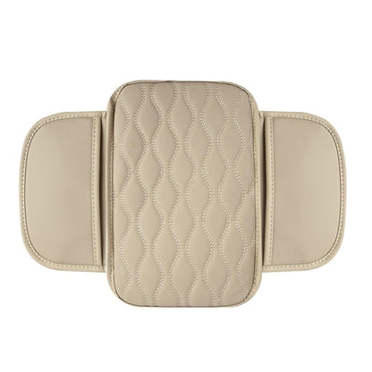 Car Armrest Box Leather Storage Heightening Pad