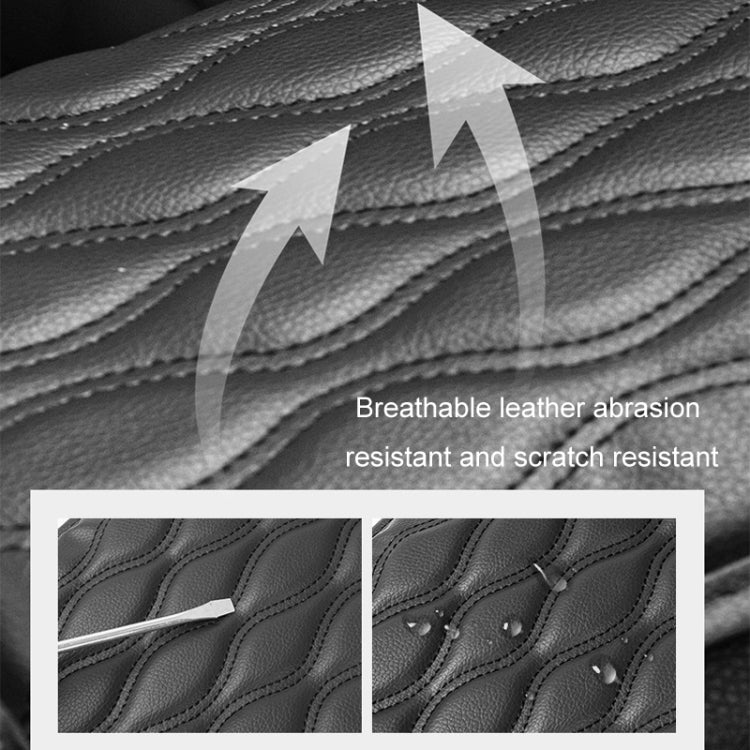 Car Armrest Box Leather Storage Heightening Pad