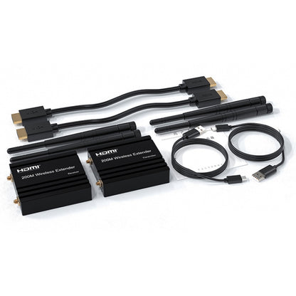 200m Wireless HDMI Extender Signal Amplifier, Transmitter+Receiver, 200M