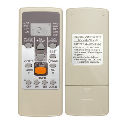 For Fujitsu AR-JE6 Air Conditioner Remote Control, AR-JE6