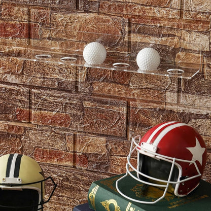 Acrylic Golf Ball Table Tennis Wall Display Rack, 132-1, 132-2