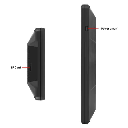 10.36 inch Wired HD 1 Drag 1 Blind Zone Monitor Universal AHD Reversing Kit, Right, Left
