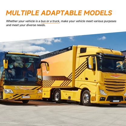 10.36 inch Wired HD 1 Drag 1 Blind Zone Monitor Universal AHD Reversing Kit, Right, Left