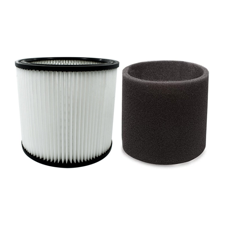 For Shop-Vac 90350 90304 90333 Vacuum Cleaner Accessories, 1 Filter+1 Foam Filter