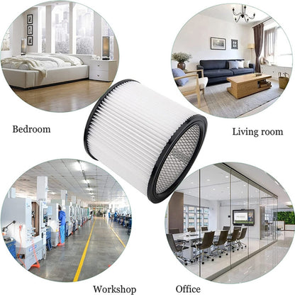 For Shop-Vac 90350 90304 90333 Vacuum Cleaner Accessories, 1 Filter+1 Foam Filter