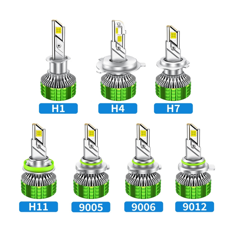 Pair 100W LED Double Copper Tube Aluminum Alloy Waterproof Car Headlight, 9005, 9006, 9012, H1, H4, H7, H11