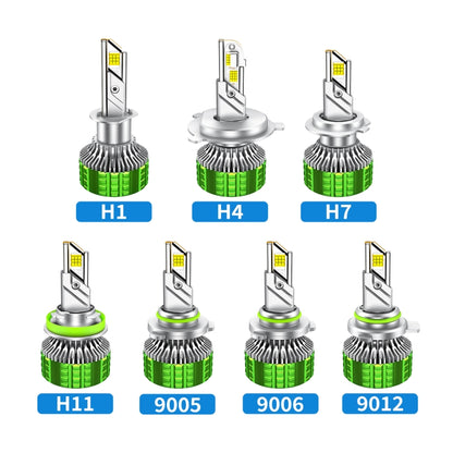 Pair 100W LED Double Copper Tube Aluminum Alloy Waterproof Car Headlight, 9005, 9006, 9012, H1, H4, H7, H11