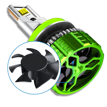 Pair 100W LED Double Copper Tube Aluminum Alloy Waterproof Car Headlight, 9005, 9006, 9012, H1, H4, H7, H11