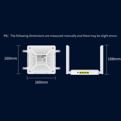 COMFAST CF-WR630AX 3000Mbps Dual-Band WiFi6 MESH Router 4x5dBi Antenna, US Plug, EU Plug, UK Plug, AU Plug