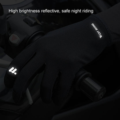 WEST BIKING Cycling Anti-slip Breathable Touch Screen Gloves, M, L, XL, XXL