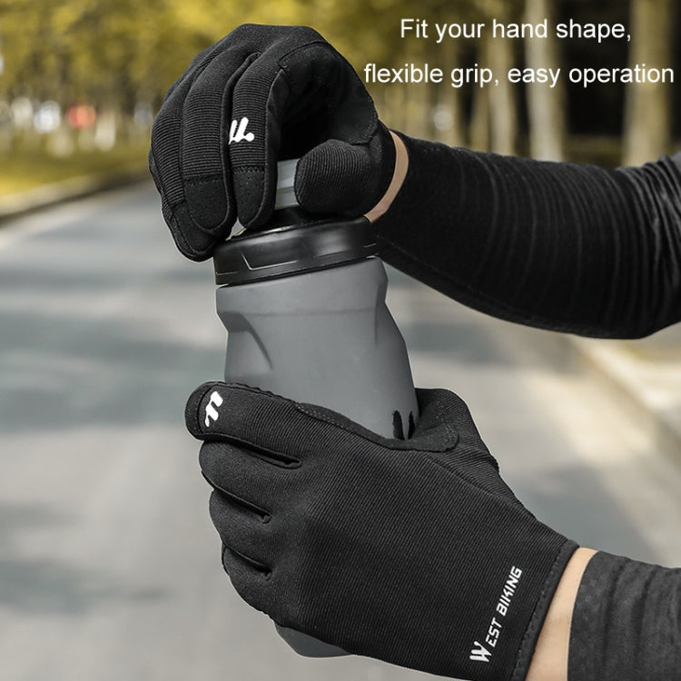 WEST BIKING Cycling Anti-slip Breathable Touch Screen Gloves, M, L, XL, XXL