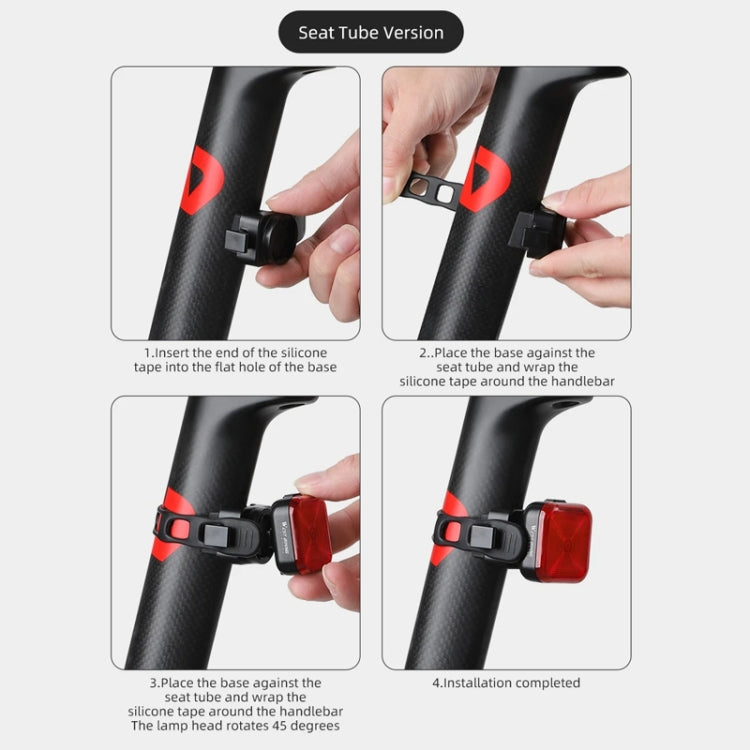 WEST BIKING Bicycle Waterproof High-Brightness Night Riding Warning Taillight