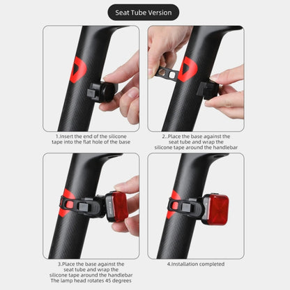 WEST BIKING Bicycle Waterproof High-Brightness Night Riding Warning Taillight