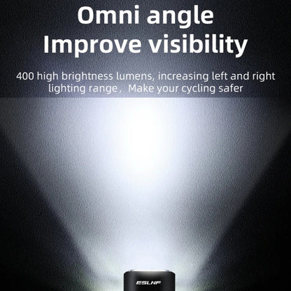 ESLNF Mountain Bike Headlight Waterproof Aluminum USB Charging Road Bike Light Cycling Gear, Bike Headlight