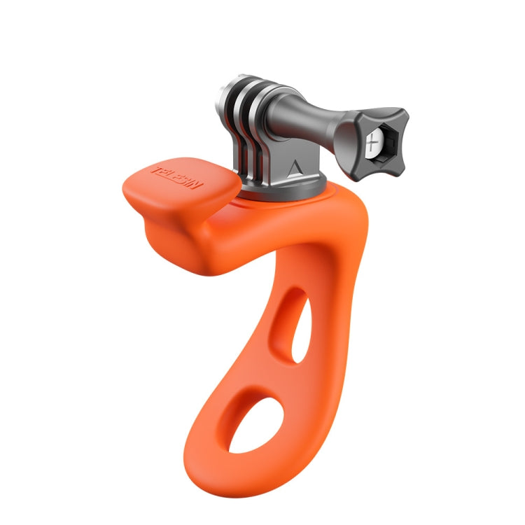 TELESIN Action Camera Mount Silicone Adjustable Mini Flexible Bracket For GoPro HERO / Insta360 / DJI Action Camera, Gray, Green, Orange, Black