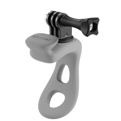 TELESIN Action Camera Mount Silicone Adjustable Mini Flexible Bracket For GoPro HERO / Insta360 / DJI Action Camera, Gray, Green, Orange, Black