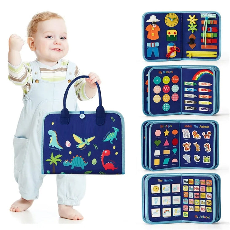 Felt Montessori Toddler Dressing Tying Shoes Early Learning Board Children Puzzle DIY Busy Board