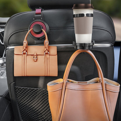 3 In 1 Car Seat Back Hanger for Cup and Phone Vehicle Seat Headrest Hooks