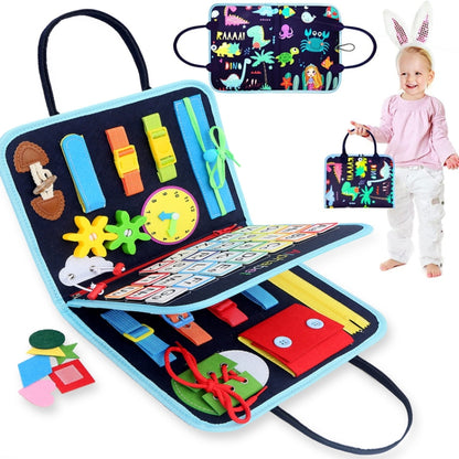Toddler Montessori Busy Board DIY Children Sensory Early Learning Educational Toy