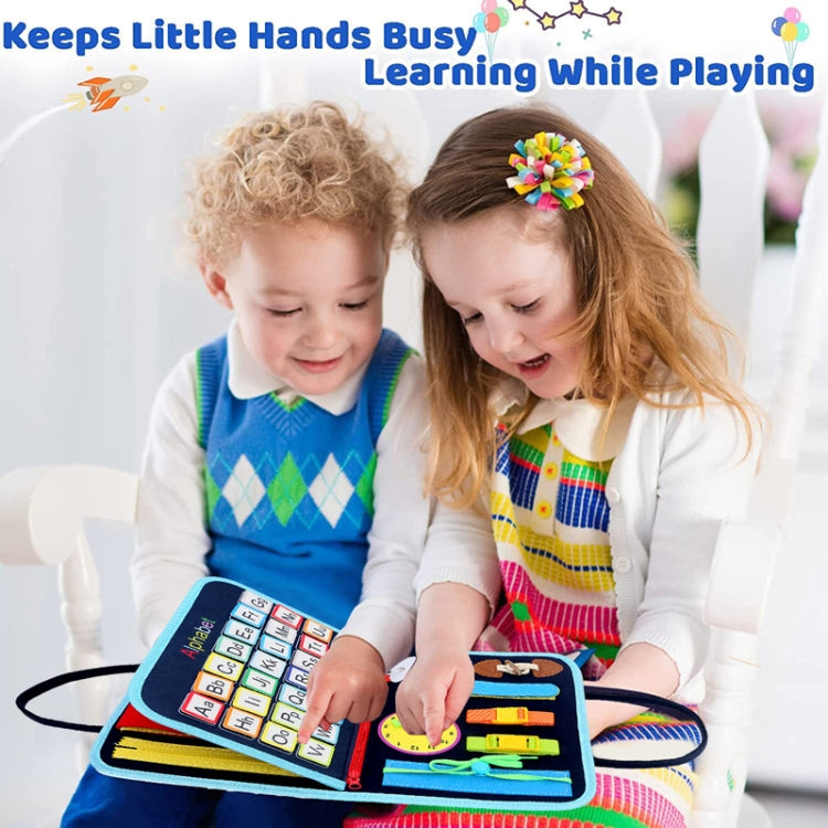 Toddler Montessori Busy Board DIY Children Sensory Early Learning Educational Toy