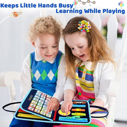 Toddler Montessori Busy Board DIY Children Sensory Early Learning Educational Toy