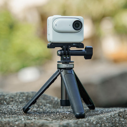 TELESIN  Universal Mini Desktop Selfie Tripod for Sports Camera 13.4-25.5cm Height Adjustable, GP-MNP-092-X