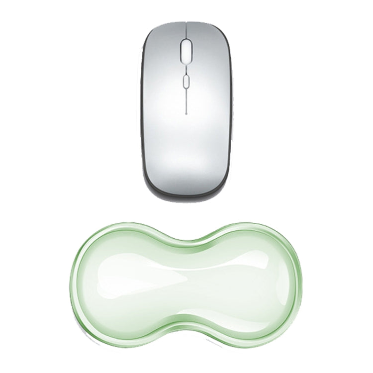Cool Silicone Keyboard Wrist Rest Mouse Pad Relieve Wrist Fatigue, Small Transparent, Small Transparent Gray, Small Green, Large Transparent, Large Transparent Gray, Large Green