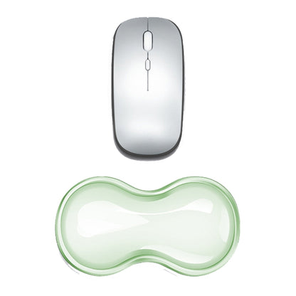 Cool Silicone Keyboard Wrist Rest Mouse Pad Relieve Wrist Fatigue, Small Transparent, Small Transparent Gray, Small Green, Large Transparent, Large Transparent Gray, Large Green