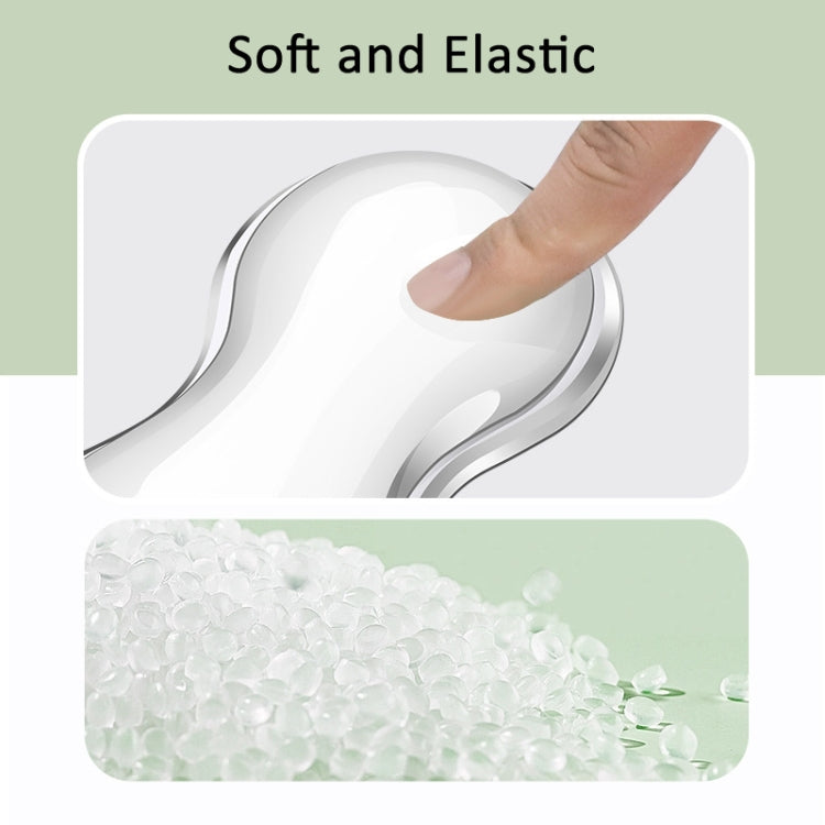 Cool Silicone Keyboard Wrist Rest Mouse Pad Relieve Wrist Fatigue, Small Transparent, Small Transparent Gray, Small Green, Large Transparent, Large Transparent Gray, Large Green