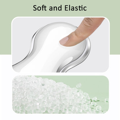 Cool Silicone Keyboard Wrist Rest Mouse Pad Relieve Wrist Fatigue, Small Transparent, Small Transparent Gray, Small Green, Large Transparent, Large Transparent Gray, Large Green