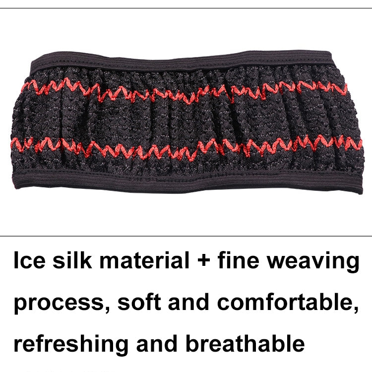 Universal Car Steering Wheel Ice Silk Non-slip Breathable Protective Cover