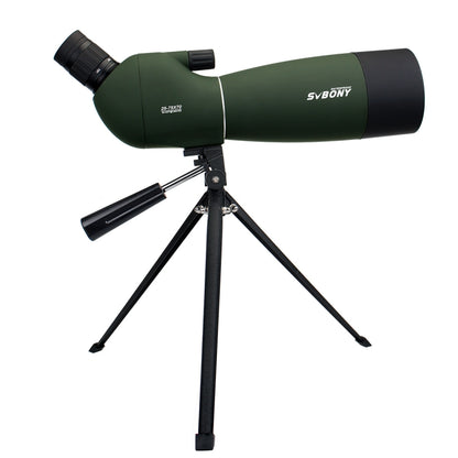 SVBONY SV28 25-75x70 HD Birding Scope With Tripod, 15mm Eyepiece, 19mm Eyepiece Red Film