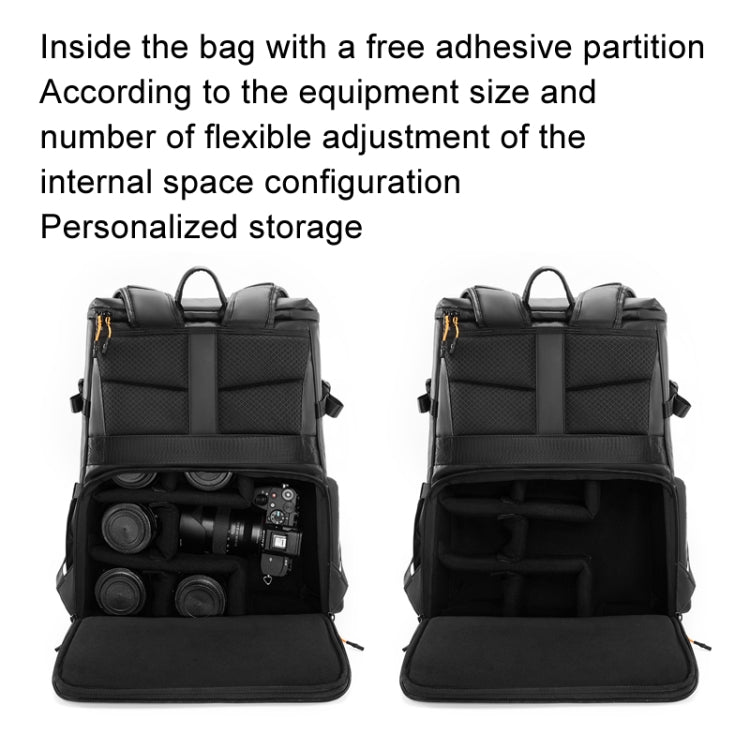 Cwatcun D141 Shoulder Drone Bag Large Capacity Multifunctional Waterproof Photography SLR Camera Bag, D141